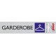 Deurbordje alu 165x44mm -garderobe- Tp4638